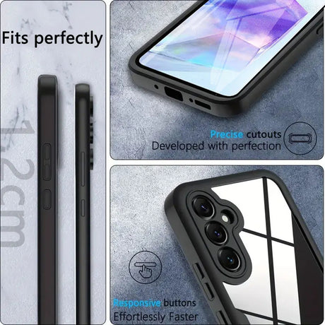 Husa de protectie Techsuit ColorVerse 360 Series compatibil cu Samsung Galaxy A55 5G, Mov