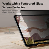 Husa de protectie tableta ESR Magnetic Privacy Screen Protector compatibil cu iPad Pro 12.9 (2018 / 2020 / 2021 / 2022), Negru