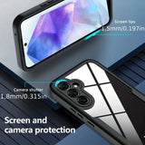 Folie de protectie Techsuit ColorVerse 360 Series + compatibil cu Samsung Galaxy A35 5G, Albastru