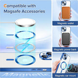 Husa de protectie Techsuit Luxury Crystal MagSafe compatibil cu iPhone 15 Plus, Negru