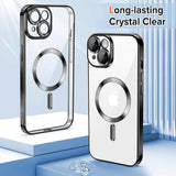 Husa de protectie Techsuit Luxury Crystal MagSafe compatibil cu iPhone 15 Plus, Negru