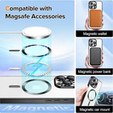 Husa de protectie Techsuit Luxury Crystal MagSafe compatibil cu iPhone 15 Pro, Negru