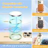 Husa de protectie Techsuit Luxury Crystal MagSafe compatibil cu iPhone 14 Pro, Auriu