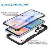 Folie de protectie Techsuit ColorVerse 360 Series + compatibil cu Samsung Galaxy A34 5G, Mov