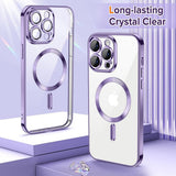 Husa de protectie Techsuit Luxury Crystal MagSafe compatibil cu iPhone 13 Pro Max, Mov