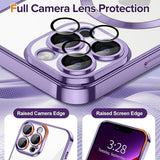 Husa de protectie Techsuit Luxury Crystal MagSafe compatibil cu iPhone 13 Pro Max, Mov