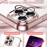 Husa de protectie Techsuit Luxury Crystal MagSafe compatibil cu iPhone 13 Pro Max, Roz