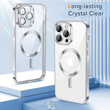Husa de protectie Techsuit Luxury Crystal MagSafe compatibil cu iPhone 13 Pro, Argintiu