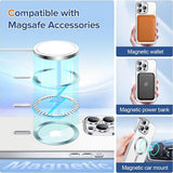 Husa de protectie Techsuit Luxury Crystal MagSafe compatibil cu iPhone 13 Pro, Argintiu