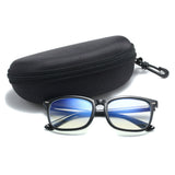 Techsuit Glasses Case (ETFE1), with Zipper, EVA Material, 167 x 76 x 63mm, Negru