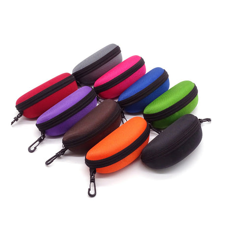 Techsuit Glasses Case (ETFE1), with Zipper, EVA Material, 167 x 76 x 63mm, Negru