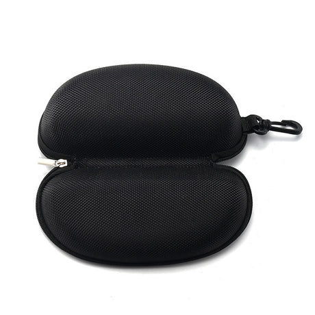 Techsuit Glasses Case (ETFE1), with Zipper, EVA Material, 167 x 76 x 63mm, Negru