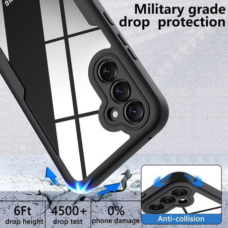 Folie de protectie Techsuit ColorVerse 360 Series + compatibil cu Samsung Galaxy S24 Plus, Albastru