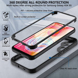 Folie de protectie Techsuit ColorVerse 360 Series + compatibil cu Samsung Galaxy S24 Plus, Albastru