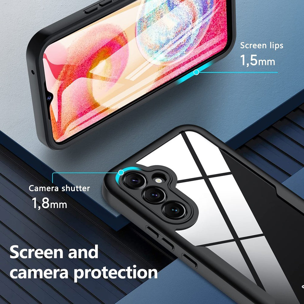 Folie de protectie Techsuit ColorVerse 360 Series + compatibil cu Samsung Galaxy S24 Plus, Roz
