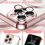 Husa de protectie Techsuit Luxury Crystal MagSafe compatibil cu iPhone 12 Pro, Roz