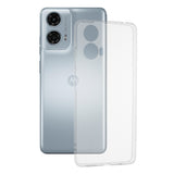 Husa de protectie Techsuit Clear Silicone compatibil cu Motorola Moto G24 Power, Transparent