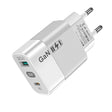Incarcator Techsuit (CHPD131), GaN, USB, Type-C, Fast Charge, 65W, Alb