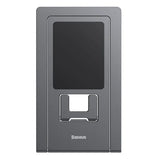Suport Baseus Foldable (LUKP000013), for Phone/Tablet with Silicon Pad, Foldable, 360° Adjustable, Aluminium, Gri
