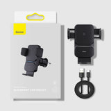 Suport Magnetic,  Incarcare Wireless 15W - Baseus (CGZX000001) - Black