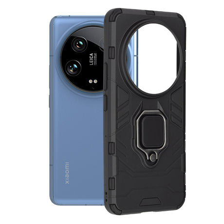 Husa de protectie Techsuit Silicone Shield compatibil cu Xiaomi 14 Ultra, Negru