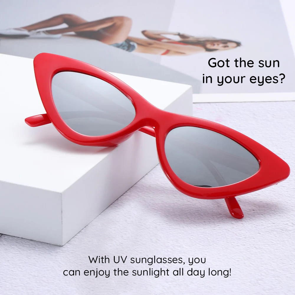 Techsuit Sunglasses (5040), for Women, PC Frame and Lens, Triangular, Maro