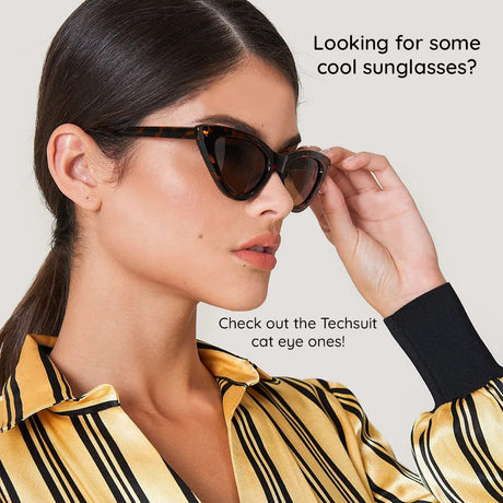 Techsuit Sunglasses (5040), for Women, PC Frame and Lens, Triangular, Maro