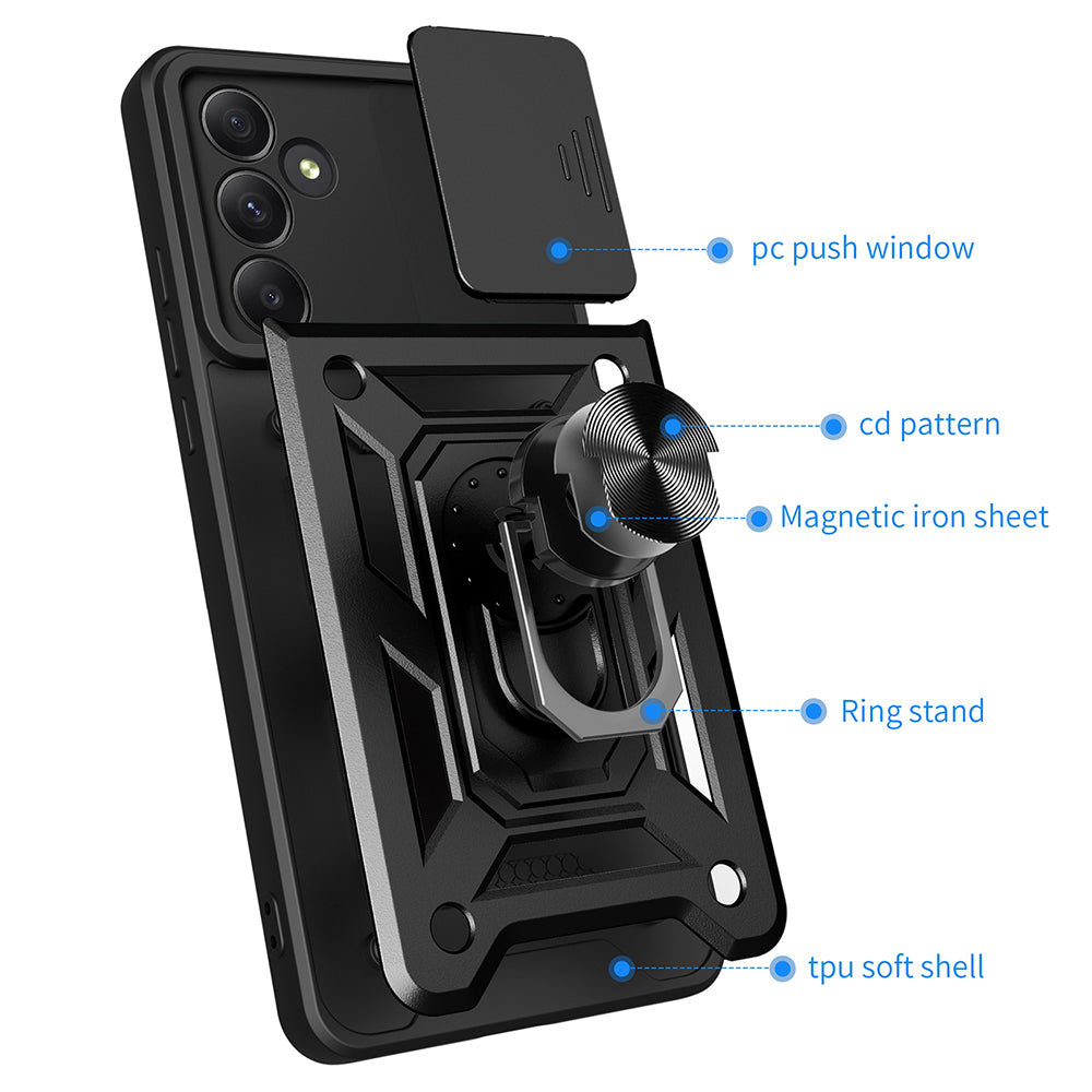 Husa de protectie Techsuit CamShield Series compatibil cu Samsung Galaxy A55 5G, Albastru