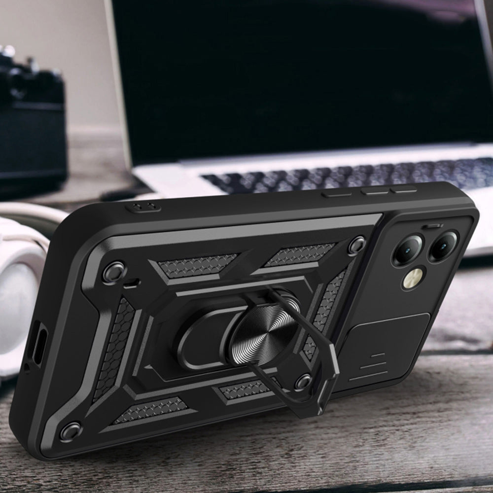 Husa de protectie Techsuit CamShield Series compatibil cu Motorola Moto G14, Albastru