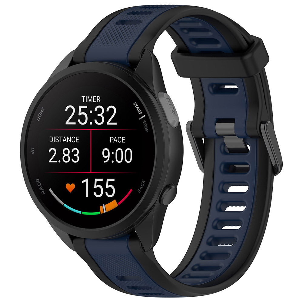 Curea smartwatch Techsuit Watchband 22mm (W053) compatibil cu Huawei Watch GT 2 (46mm)/GT 2 Pro/GT 3 Pro (46mm)/Ultimate, Xiaomi Watch S1, Albastru Inchis