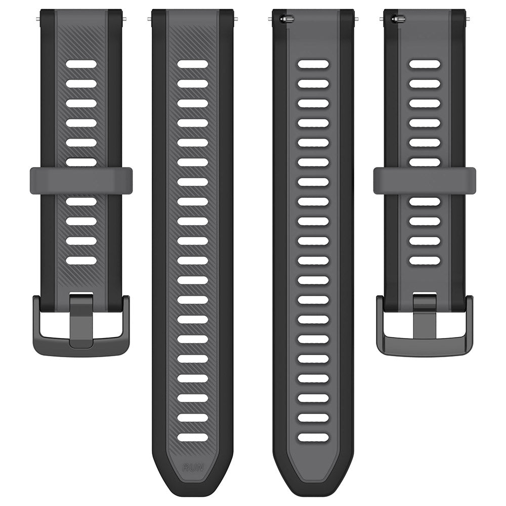 Curea smartwatch Techsuit Watchband 22mm (W053) compatibil cu Huawei Watch GT 2 (46mm)/GT 2 Pro/GT 3 Pro (46mm)/Ultimate, Xiaomi Watch S1, Albastru Inchis