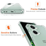 Husa de protectie Techsuit Shockproof Clear Silicone compatibil cu OnePlus Nord 3, Transparent