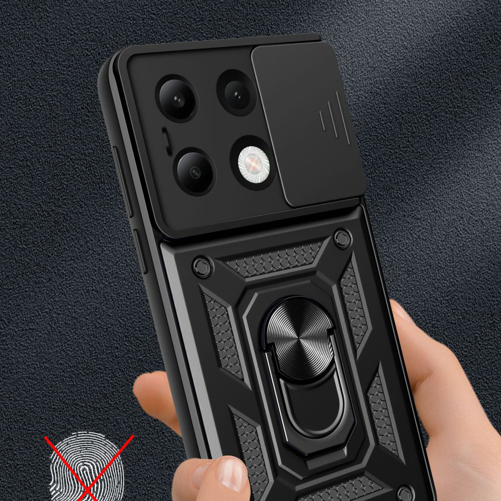 Husa de protectie Techsuit CamShield Series compatibil cu Xiaomi Redmi Note 13 4G, Albastru
