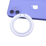 Suport Techsuit MagSafe Phone Ring (MPR3), Round Shape, Aluminium Alloy, 3M, Alb