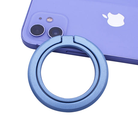 Suport Techsuit MagSafe Phone Ring (MPR3), Round Shape, Aluminium Alloy, 3M, Albastru