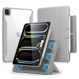 Husa de protectie tableta ESR Rebound Hybrid compatibil cu iPad Pro 13 (2024) / iPad Pro 13 (2025), Gri