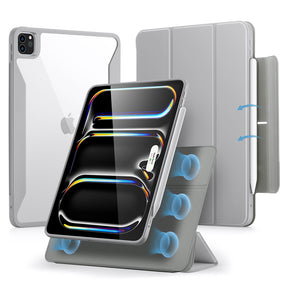 Husa de protectie tableta ESR Rebound Hybrid compatibil cu iPad Pro 13 (2024) / iPad Pro 13 (2025), Gri