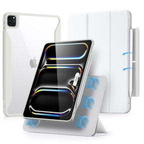 Husa de protectie tableta ESR Rebound Hybrid compatibil cu iPad Pro 13 (2024) / iPad Pro 13 (2025), Alb