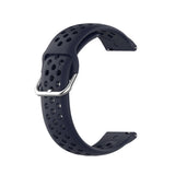 Curea smartwatch Techsuit Watchband 22mm (W004) compatibil cu Samsung Galaxy Watch (46mm)/Watch 3/Gear S3, Huawei Watch GT/GT 2/GT 3 (46mm), Albastru Inchis