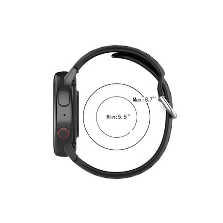 Techsuit Watchband 22mm (W004) okosóra-szíj sötétkék színben