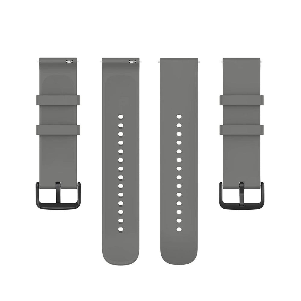Curea smartwatch Techsuit Watchband 22mm (W001) compatibil cu Samsung Galaxy Watch (46mm)/Watch 3/Gear S3, Huawei Watch GT/GT 2/GT 3 (46mm), Gri