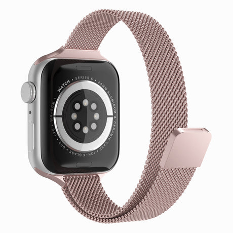 Curea smartwatch Techsuit Watchband W034 roz pentru Apple Watch