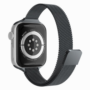Curea smartwatch Techsuit Watchband (W034) compatibil cu Apple Watch 1/2/3/4/5/6/7/8/9/10/11/SE/SE 2/SE 3/Ultra/2/3 (42/44/45/46/49mm), Negru