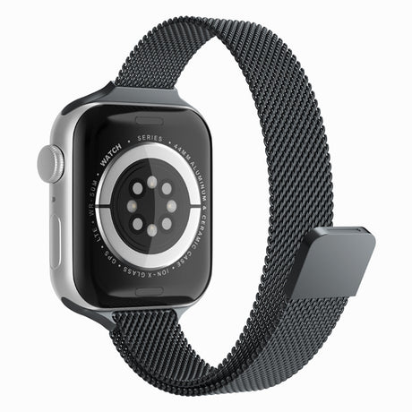 Curea smartwatch Techsuit Watchband (W034) compatibil cu Apple Watch 1/2/3/4/5/6/7/8/9/10/11/SE/SE 2/SE 3/Ultra/2/3 (42/44/45/46/49mm), Negru