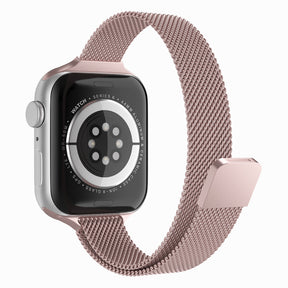 Curea smartwatch Techsuit Watchband (W034) compatibil cu Apple Watch 1/2/3/4/5/6/7/8/9/10/11/SE/SE 2/SE 3 (38/40/41/42mm), Roz