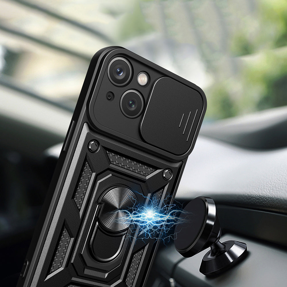 Husa de protectie Techsuit CamShield Series compatibil cu iPhone 15 Plus, Albastru