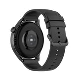 Curea smartwatch Techsuit Watchband 20mm (W001) compatibil cu Samsung Galaxy Watch 4/5/Active 2, Huawei Watch GT 3 (42mm)/GT 3 Pro (43mm), Negru