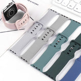 Curea smartwatch Techsuit Watchband (W031) compatibil cu Apple Watch 1/2/3/4/5/6/7/8/9/10/11/SE/SE 2/SE 3 (38/40/41/42mm), Gri