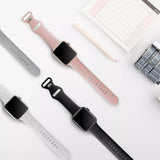 Curea smartwatch Techsuit Watchband (W031) compatibil cu Apple Watch 1/2/3/4/5/6/7/8/9/10/11/SE/SE 2/SE 3 (38/40/41/42mm), Gri