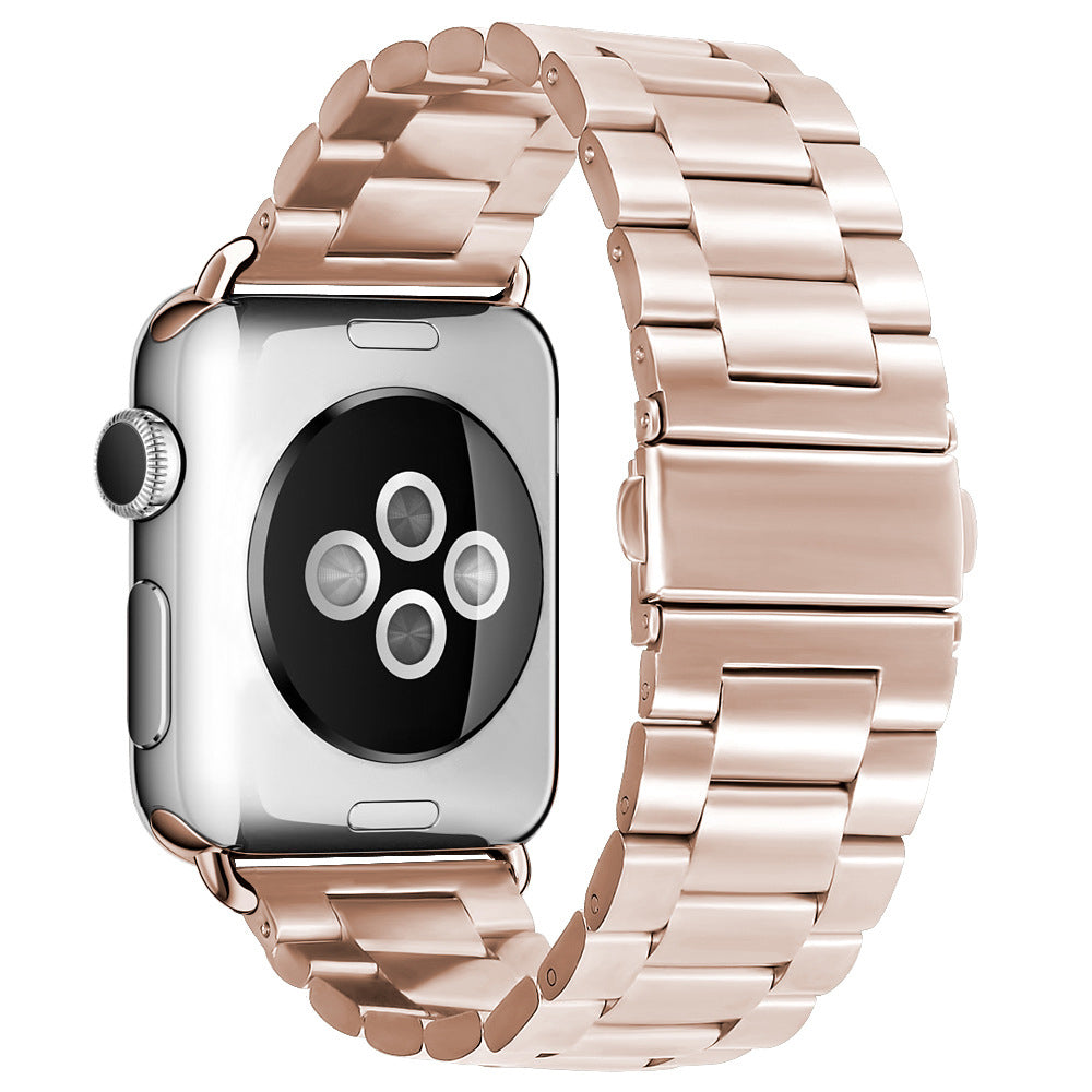 Curea smartwatch Techsuit Watchband (W036) compatibil cu Apple Watch 1/2/3/4/5/6/7/8/9/10/11/SE/SE 2/SE 3 (38/40/41/42mm), Roz